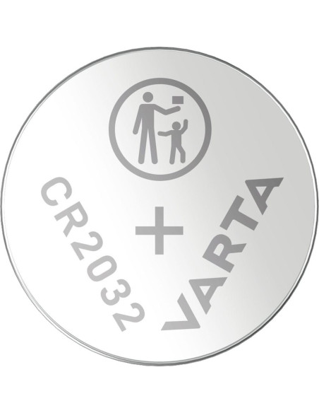 Blíster de 5 pilas de litio Varta CR2032 Pilas de botón 3V 230 mAh en acero