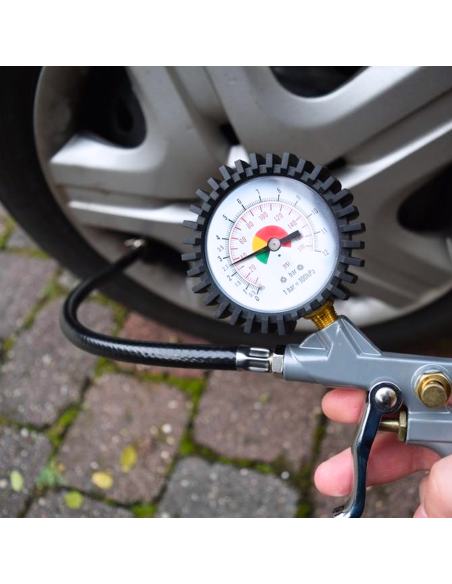 Accesorios para Compresor Inflado Neumáticos Manómetro para Automóviles