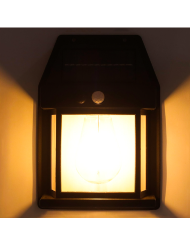 Lámpara Solar Recargable Pared Exterior BK-888D...