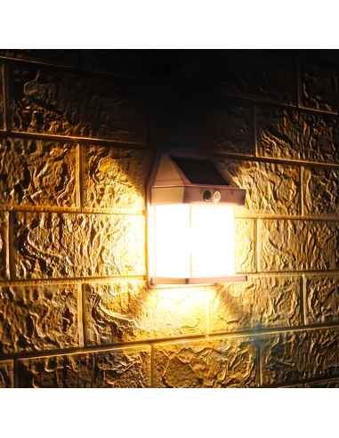 Lámpara Solar Recargable Pared Exterior BK-888D...