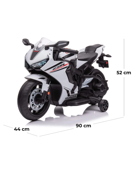 Moto Eléctrica para Niños LT942 Honda CBR 12V con Luces LED y Sonidos