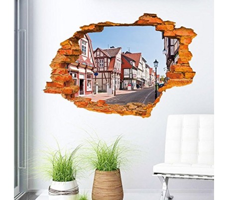 Vinilo 3D con efecto hiperrealista y motivo de FONDO DEL MAR (70 x 100 cm) - Decoración del hogar