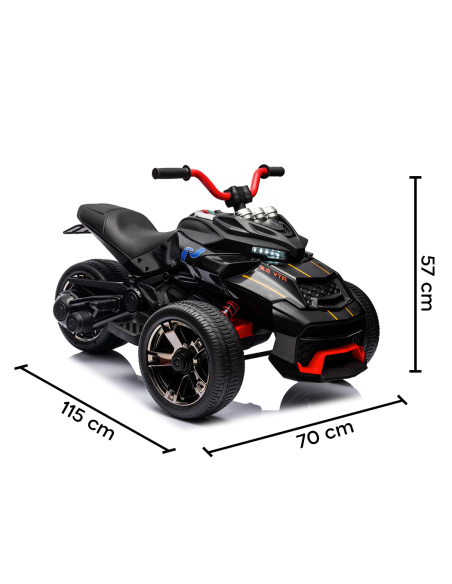 Quad Eléctrico para Niños LT946 ATV 3.0 12V con 3 Ruedas, Luces LED y Sonidos