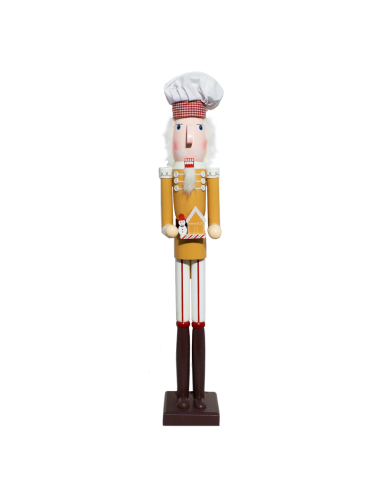 Soldado Cascanueces Chef 90cm 433046 Decoraciones de Navidad con Mazapán