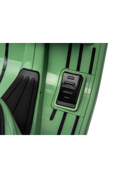 Moto Eléctrica para Niños LT958 Vespa con Sidecar Pequeño 6V, Luces LED y Sonido