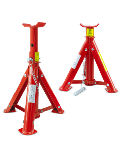 Caballete Vehículos 2 Piezas Ajustable  Altura...