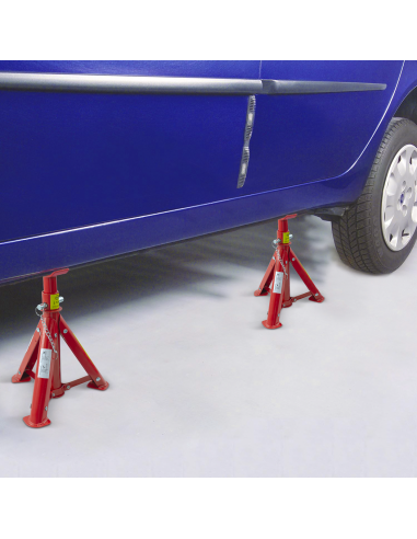 Caballete Vehículos 2 Piezas Ajustable  Altura...