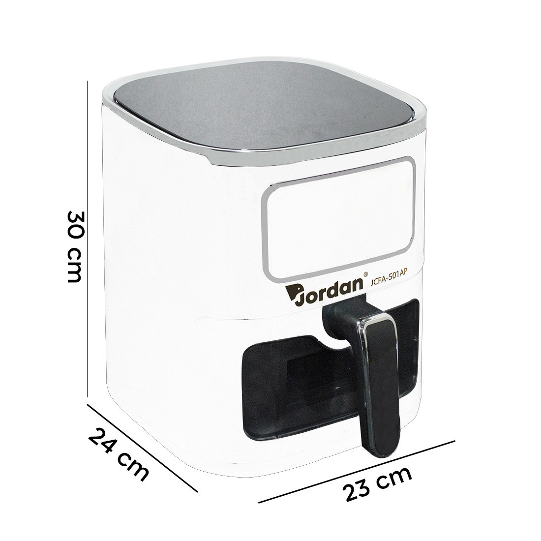 Freidora de Aire 1600W JCFA-501AP Capacidad 7,5 lt 200° con Vidrio Transparente - Imagen 17 de 21