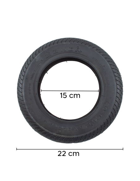 Rueda completa 8x2 pulgadas para Hoverboard y Patinete Eléctrico Antideslizante