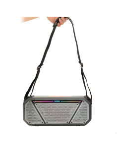 Altavoz estéreo portátil Bluetooth inalámbrico luces RGB... 2