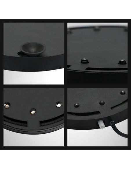 Lámpara acuario con burbujas LED RGB Iluminación subacuática Conexión de ventosa