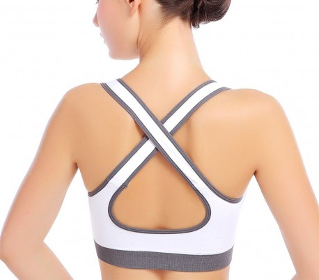 Conjunto de sujetadores deportivos sin costuras (Set 3 piezas) mod. AMELIE