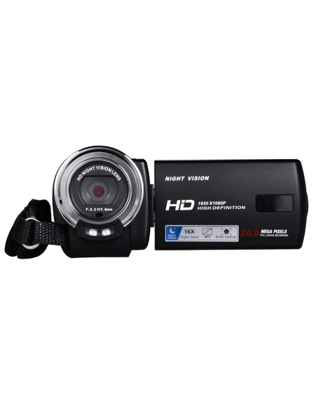 Cámara Video Digital 20 Mega Píxeles Full HD Zoom 16X con Visión Nocturna