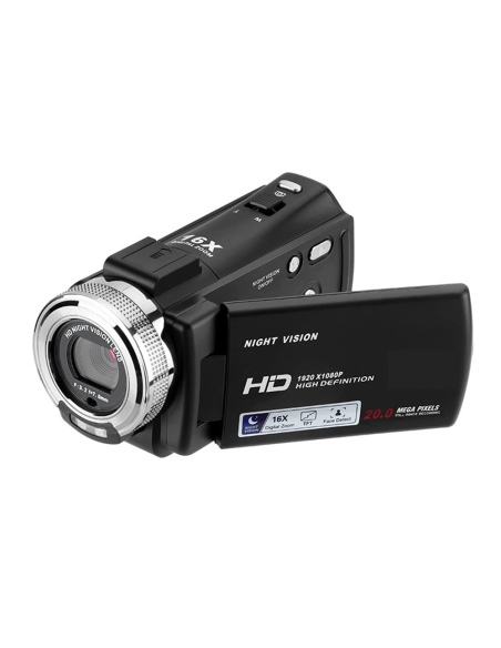 Cámara Video Digital 20 Mega Píxeles Full HD Zoom 16X con Visión Nocturna