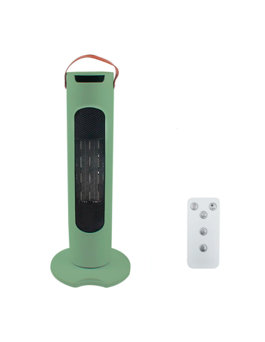 Estufa Eléctrica 2000W Columna Display Digital...