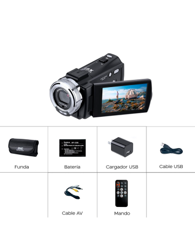 Cámara Video Digital 20 Mega Píxeles Full HD...