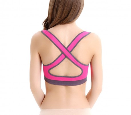 Conjunto de sujetadores deportivos sin costuras (Set 3 piezas) mod. AMELIE