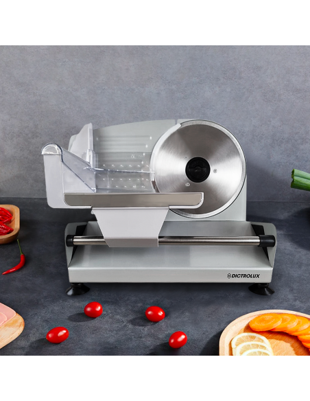 Cortadora eléctrica Dictrolux de mostrador 200W hoja de acero inoxidable de 19cm