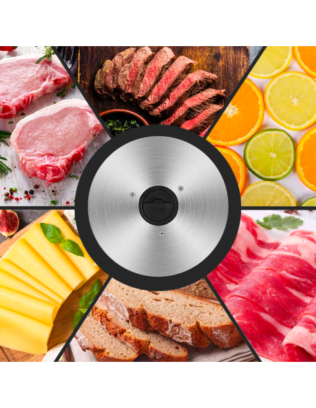 Cortadora eléctrica Dictrolux de mostrador 200W hoja de acero inoxidable de 19cm