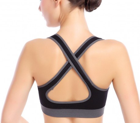 Conjunto de sujetadores deportivos sin costuras (Set 3 piezas) mod. AMELIE