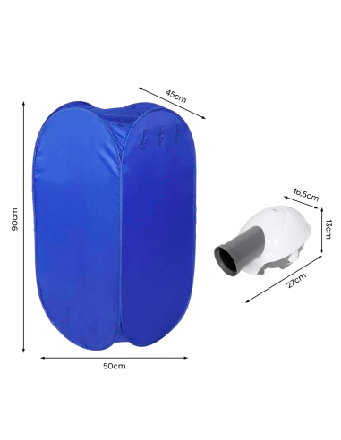 Secadora eléctrica 800W Circulación aire...