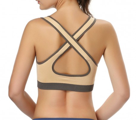 Conjunto de sujetadores deportivos sin costuras (Set 3 piezas) mod. AMELIE