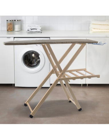 Tabla de Planchar de Madera LADY Plegable con...