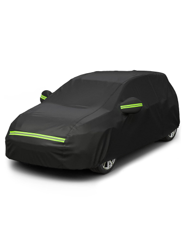 Funda de felpa para coche reflectante impermeable resistente a los arañazos