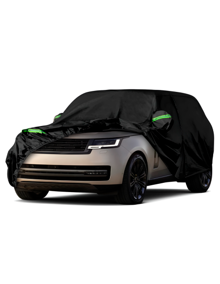 Funda de felpa para coche reflectante impermeable resistente a los arañazos