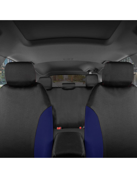 Pack fundas asientos coche 9 pz funda delantera trasera reposacabezas universal