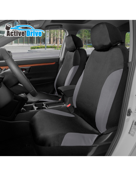 Pack fundas asientos coche 9 pz funda delantera trasera reposacabezas universal