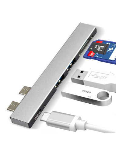 Adaptador multienchufe tipo C Expansión de...