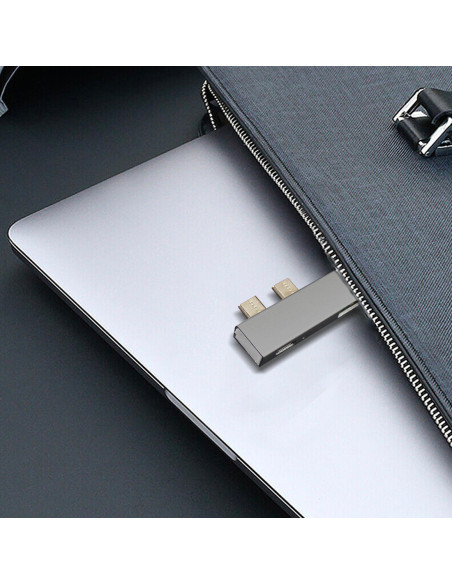 Adaptador multienchufe tipo C Expansión de carga multifuncional para portátiles