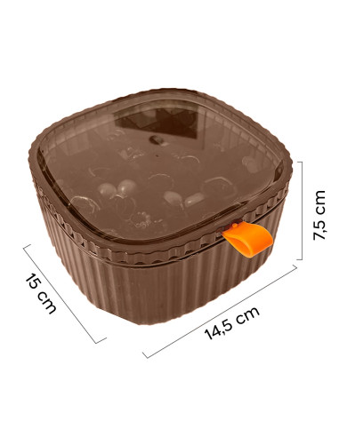 Organizador de Joyas Caja Transparente de...