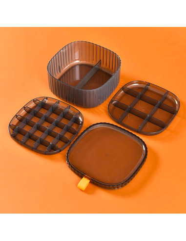 Organizador de Joyas Caja Transparente de...