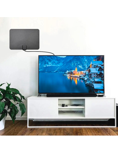 Antena de TV Digital Interior 1080p Full HD con...