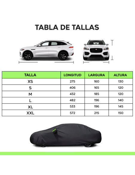 Funda de felpa para coche reflectante impermeable resistente a los arañazos