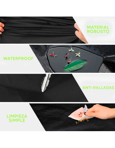 Funda de felpa para coche reflectante...
