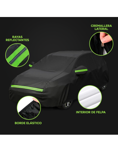 Funda de felpa para coche reflectante...