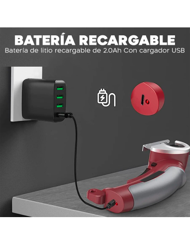 Cortadora de tela o plástico eléctrica...