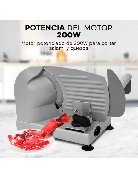 Cortadora eléctrica Dictrolux de mostrador 200W hoja de acero inoxidable de 19cm