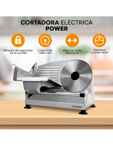Cortadora eléctrica Dictrolux de mostrador 200W...