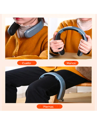 Cuello térmico recargable USB portátil con...