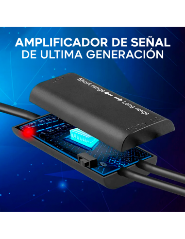 Antena de TV Digital Interior 1080p Full HD con...