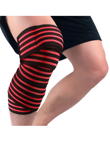 Rodillera elástica con cierre de velcro...