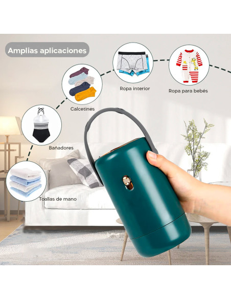 Mini secador de zapatos eléctrico de viaje portátil con manguera