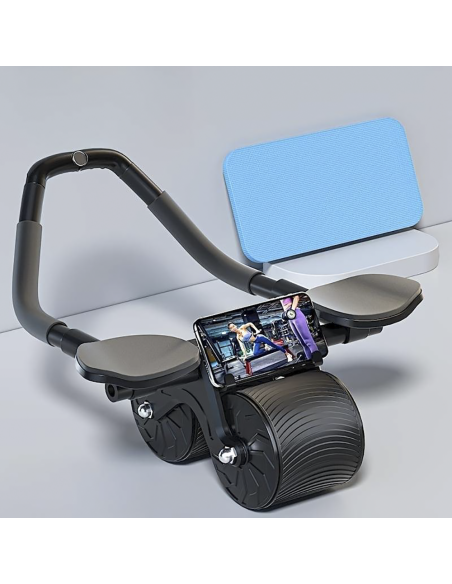 Rodillo Automático para Ejercicios Abdominales AB Roller con retorno Automático