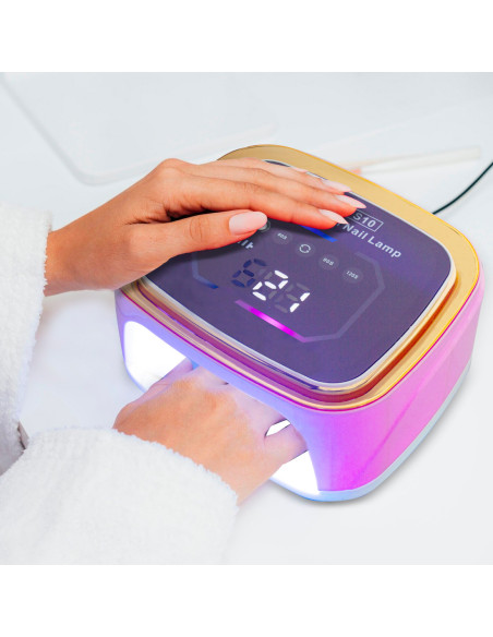 Lámpara de uñas recargable 36 LED secado Gel Polaco Nail Art Manicura