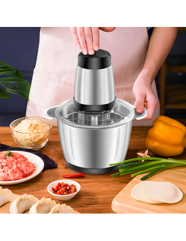 Trituradora carne y verduras multifunción 400W...