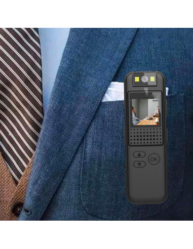 Minicámara vídeo audio portátil Pantalla Full...